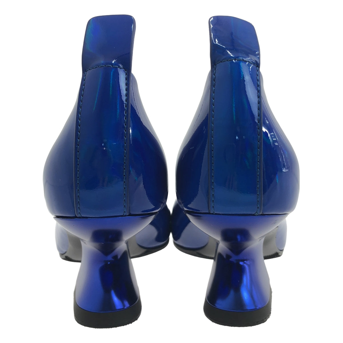 薩爾瓦托·菲拉格慕 |金屬方頭高跟鞋 | 5 1/2 |藍色 |女性的