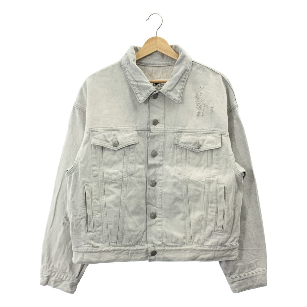MM6 Maison Margiela | 2023 春夏 | 破洞牛仔外套 | 尺寸 40 | 女款