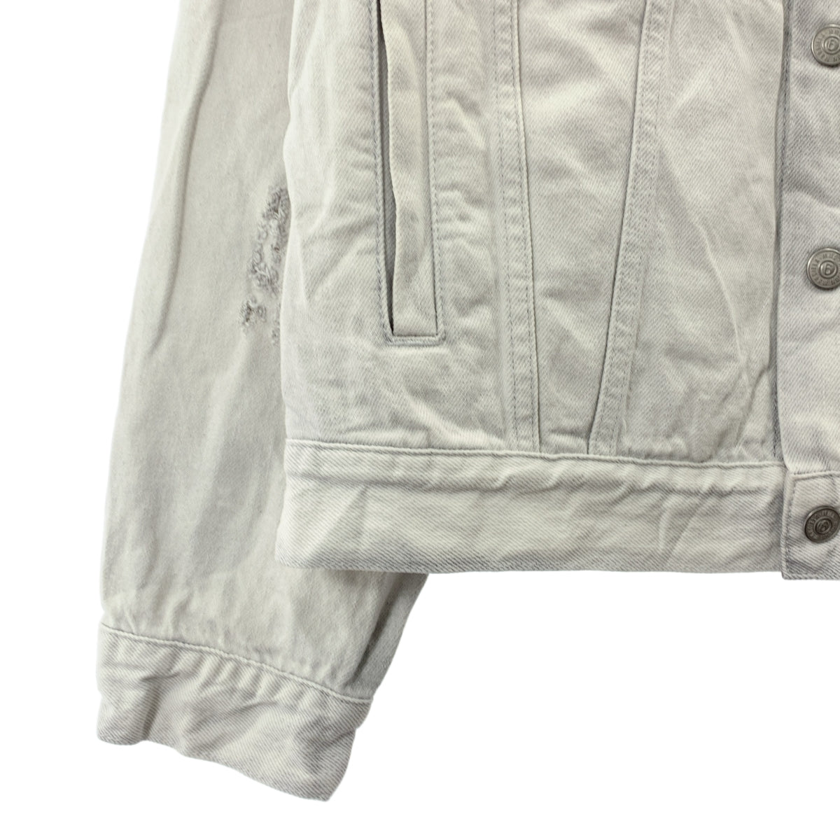 MM6 Maison Margiela | 2023 春夏 | 破洞牛仔外套 | 尺寸 40 | 女款