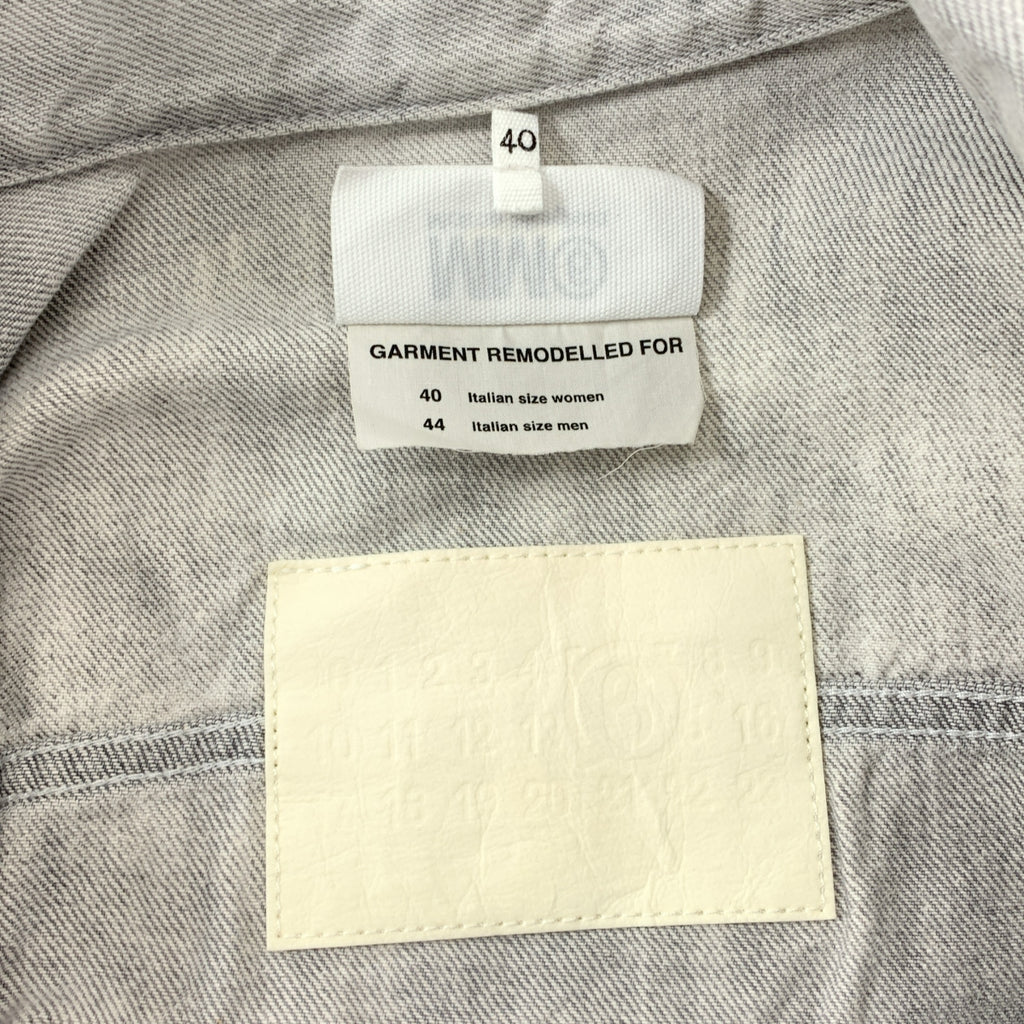 MM6 Maison Margiela | 2023 春夏 | 破洞牛仔外套 | 尺寸 40 | 女款