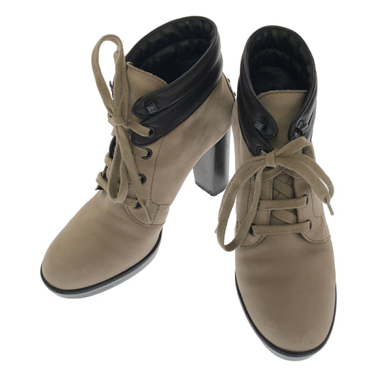 TOD'S | Lace-up short heel boots | 35 1/2 | Women's