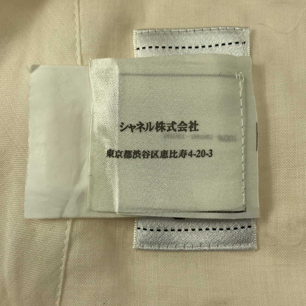 香奈兒 | 苧麻褶飾無袖襯衫 | 40碼 | 女款