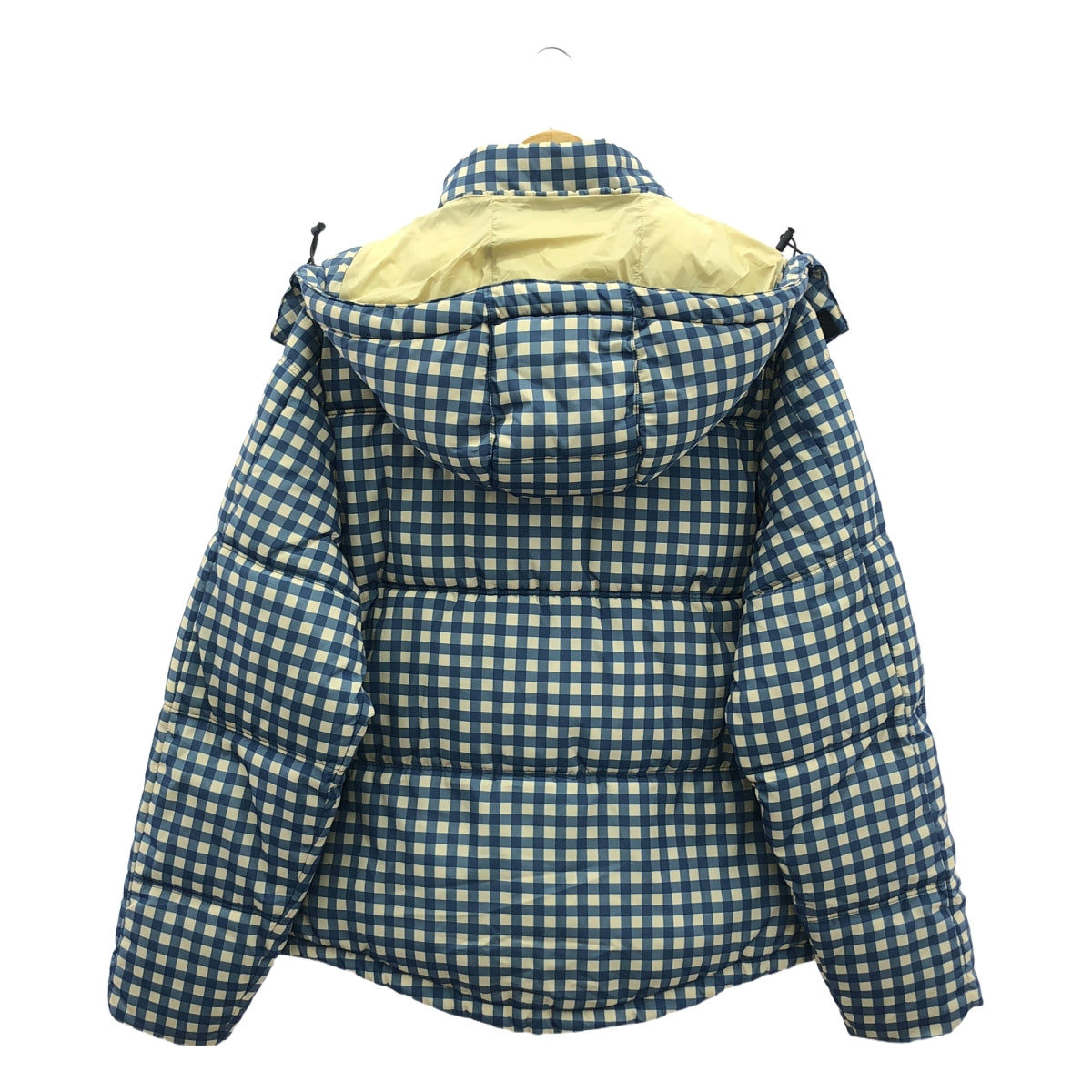 THE VERY WARM / The Very Warm | 格紋生態纖維羽絨外套 / 羽絨外套連帽衫 | S | 藍色/白色 | 女款