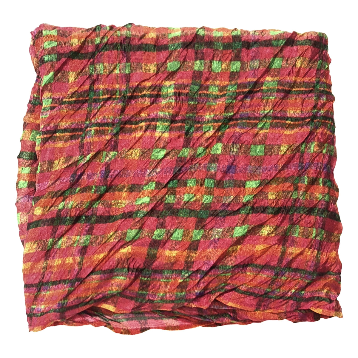 PLEATS PLEASE ISSEY MIYAKE / プリーツプリーズイッセイミヤケ | 総柄 ワッシャー 大判 ストール |
