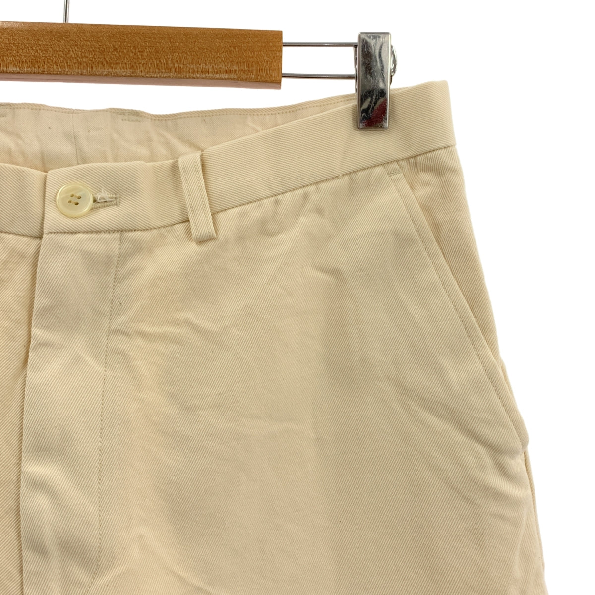 AFTER HOURS / 애프터 아워즈 | BAGGY PANTS 코튼 울 버기 팬츠 | 3 | 아이보리 | 남성