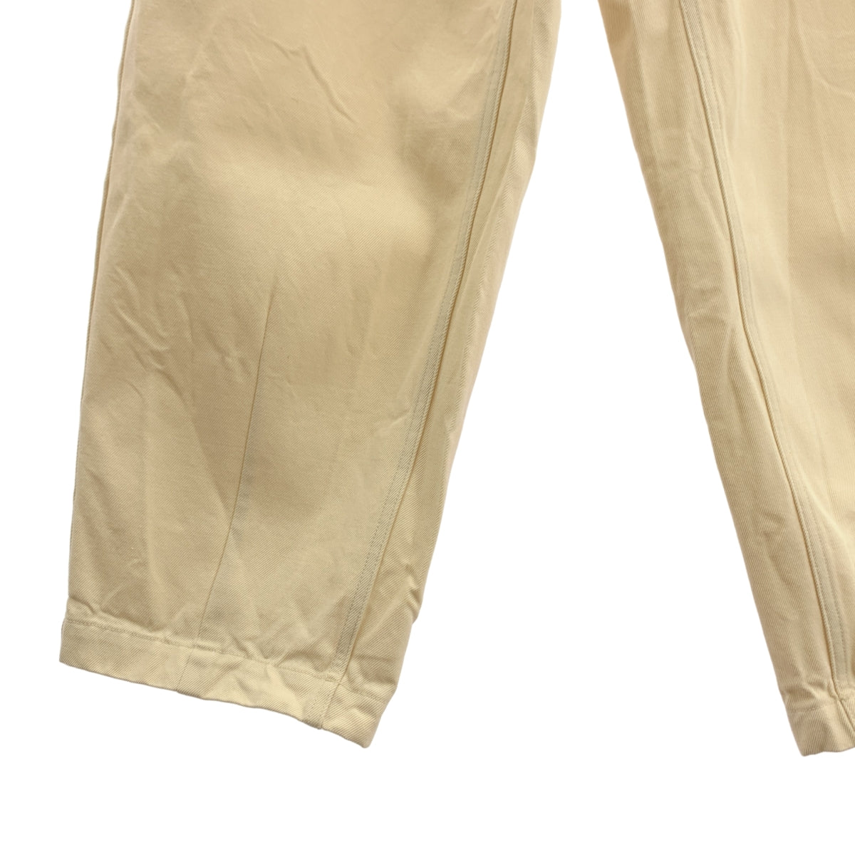 AFTER HOURS / 애프터 아워즈 | BAGGY PANTS 코튼 울 버기 팬츠 | 3 | 아이보리 | 남성