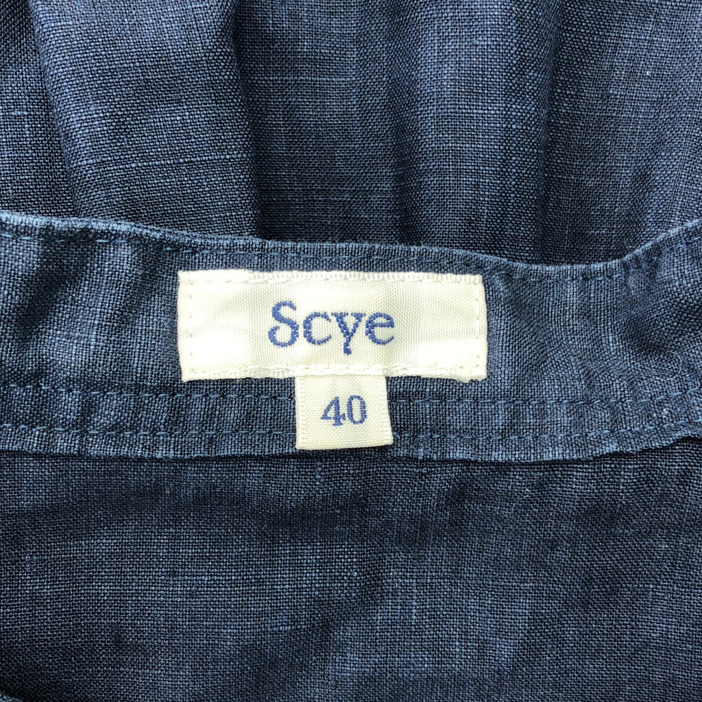 SCYE / 코뿔소 | 린넨 핀탁 블라우스 | 40 | 여성