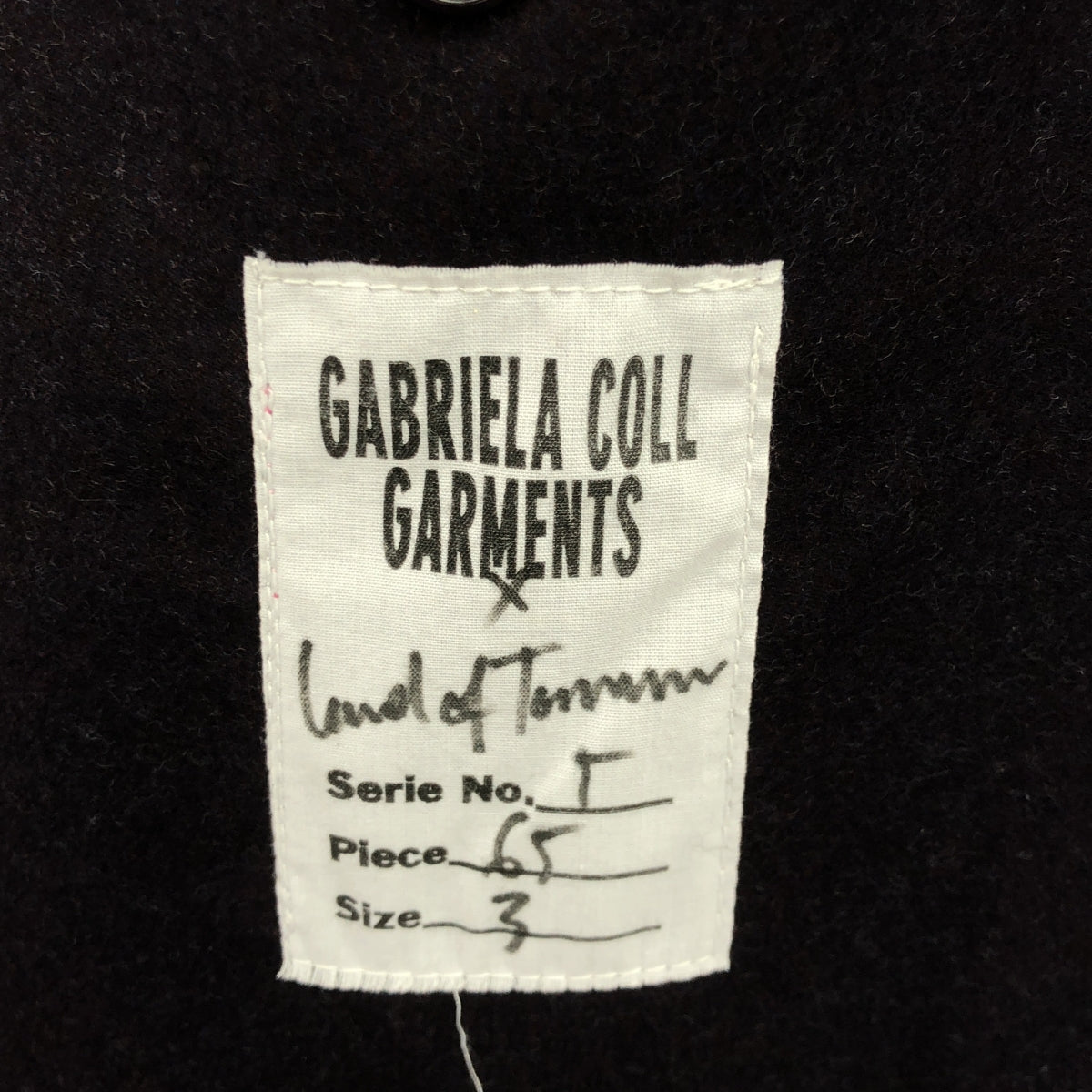 【미품】 GABRIELA COLL GARMENTS / 가브리엘라 콜 가멘츠 | NO.65 Land of Tomorrow 별주 / Oversized Coat 오버사이즈 코트 | 3 | 보라색 | 남성