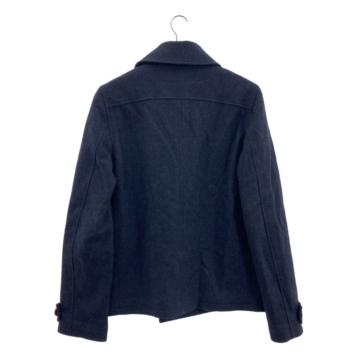 セール　A.P.C. ムートン襟 ツイード Pコート XS A.P.C. / アーペーセー | 襟ムートン ヘリンボーンツイード P