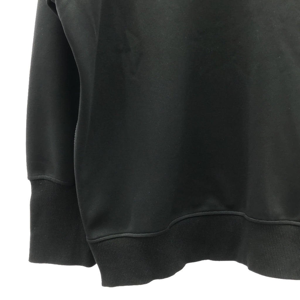【美品】  Re:poris / レポリス | Fav sleeve sweat 2Way サイドジップ オーバーサイズ スウェット | S | ブラック | レディース