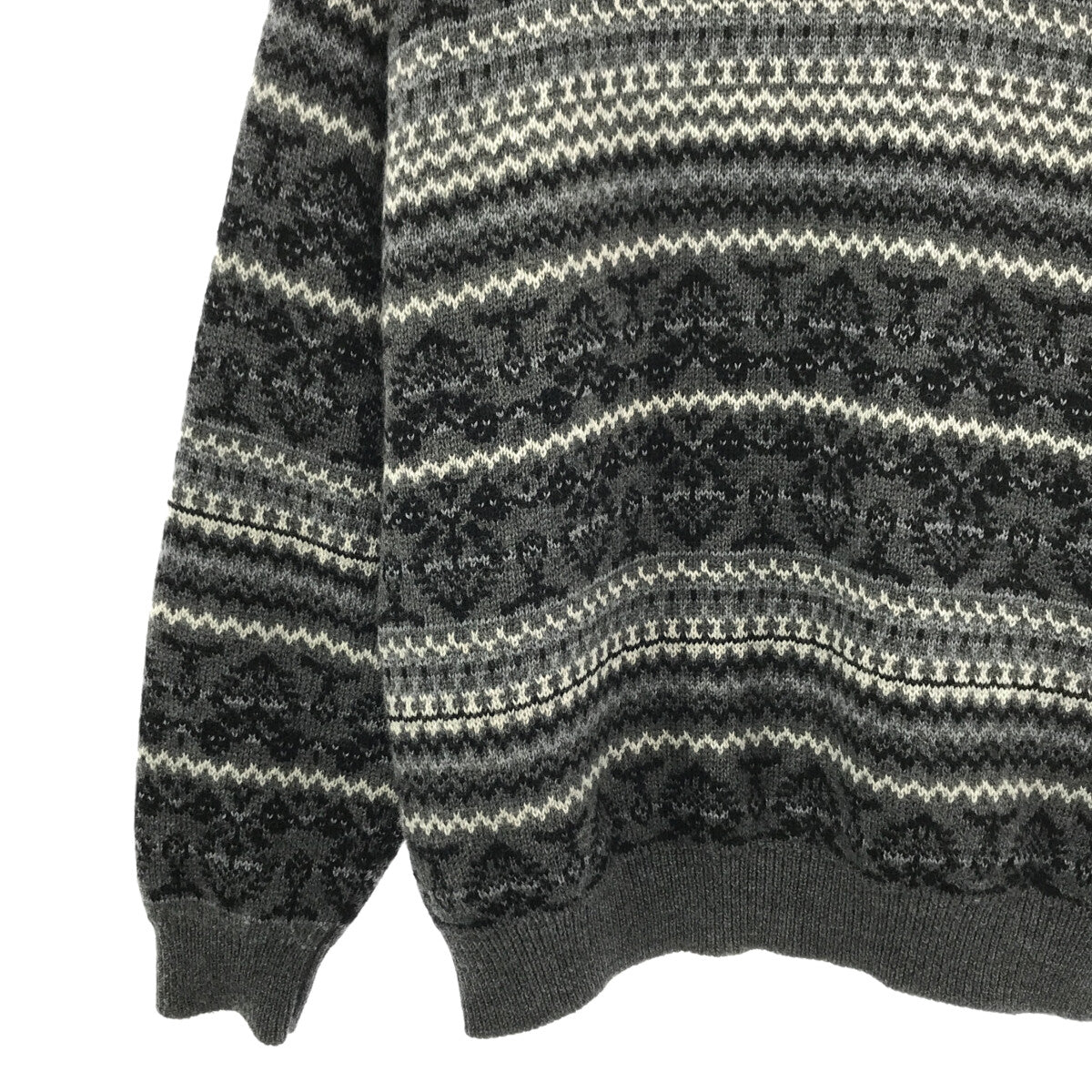 BALENCIAGA / Balenciaga | 2021AW | Fair Isle Over Wool Knit Pullover | S | Men's