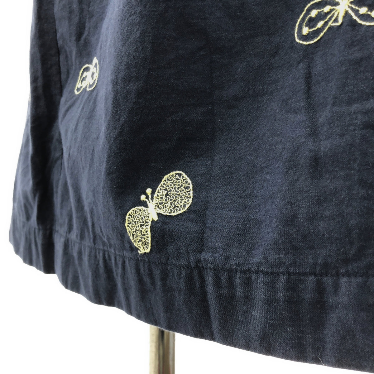 mina perhonen / mina perhonen | choucho / 蝴蝶刺繡口袋洋裝 | 38碼 | 海軍藍 | 女款
