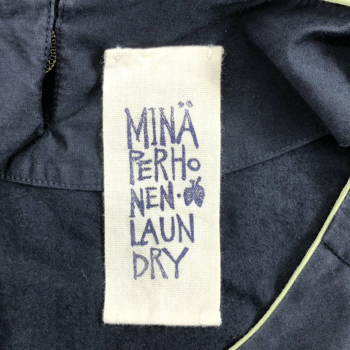 mina perhonen / mina perhonen | choucho / 蝴蝶刺繡口袋洋裝 | 38碼 | 海軍藍 | 女款