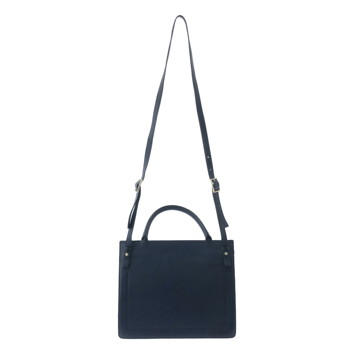 【新品】  OAD NEW YORK / オーエーディーニューヨーク | レザー 2WAY ハンドバッグ ショルダーバッグ | ネイビー | レディース