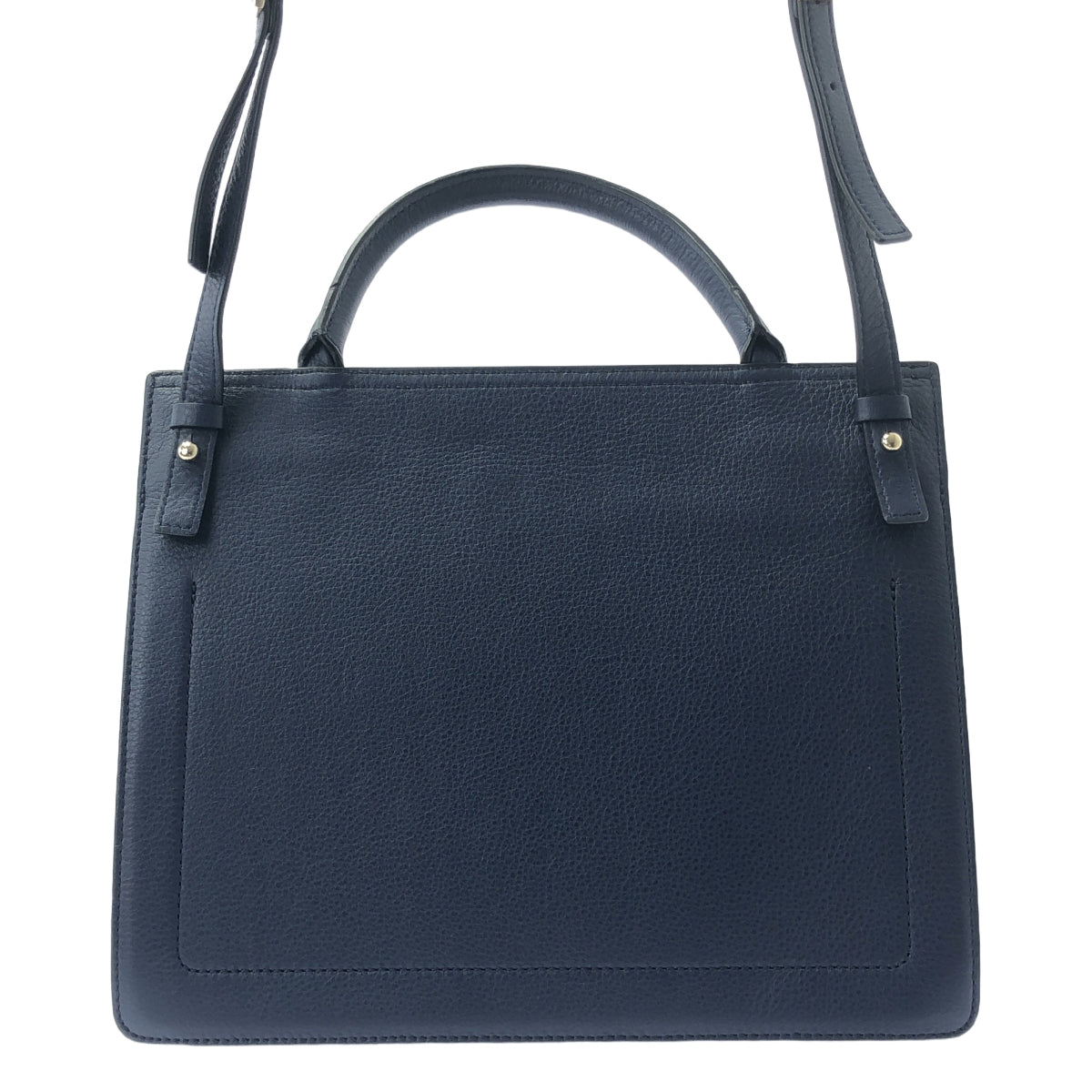 【新品】  OAD NEW YORK / オーエーディーニューヨーク | レザー 2WAY ハンドバッグ ショルダーバッグ | ネイビー | レディース