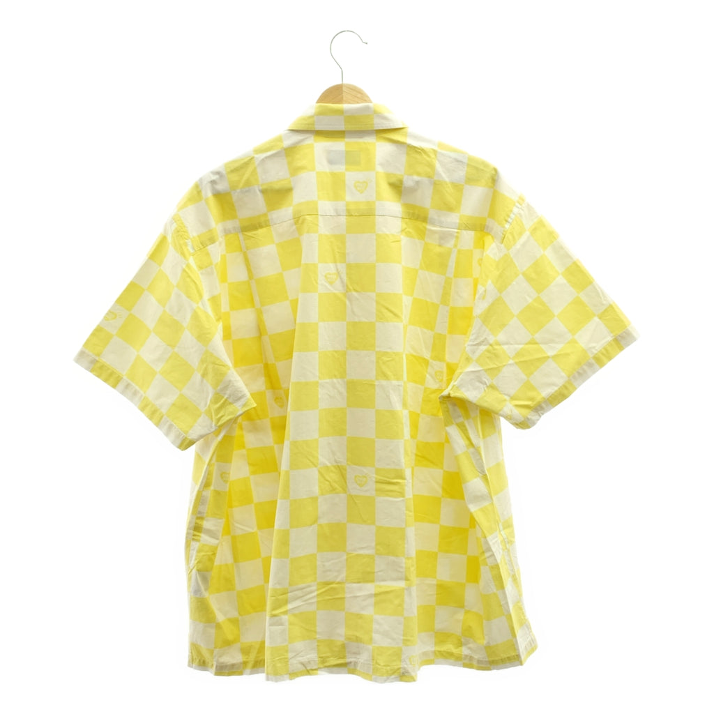 HUMAN MADE / 휴먼 메이드 | PLAID SHIRT / 오버 실루엣 로고 오픈 컬러 셔츠 | XXL | 남성