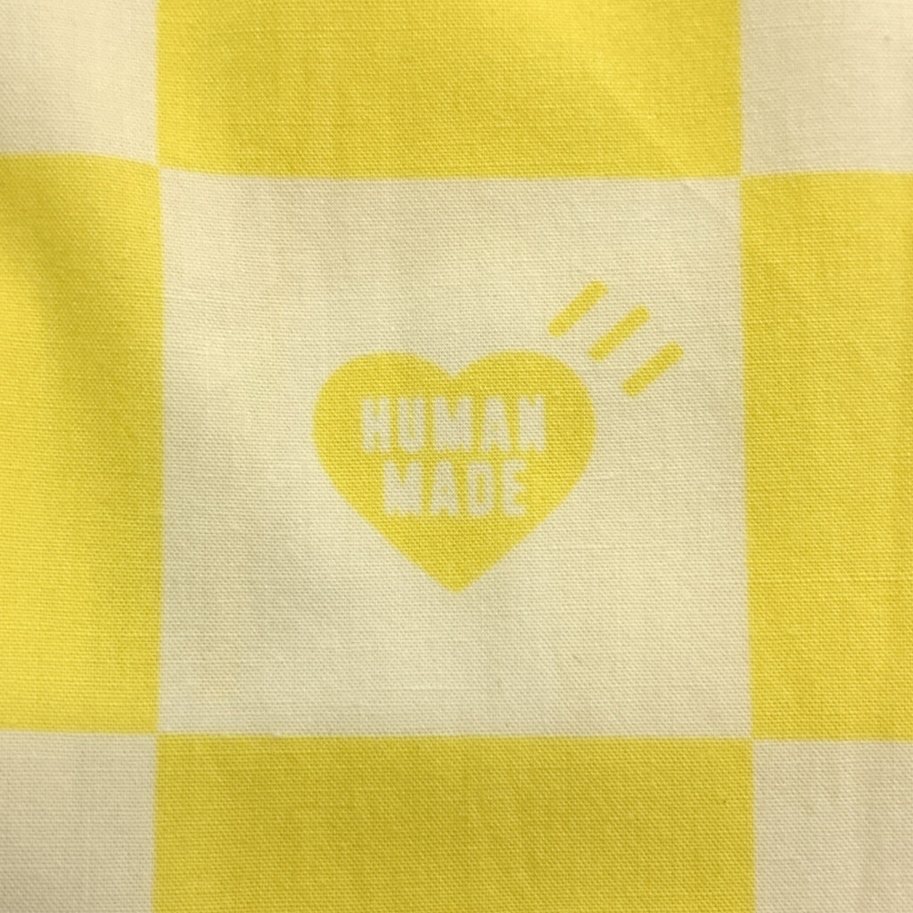 HUMAN MADE / 휴먼 메이드 | PLAID SHIRT / 오버 실루엣 로고 오픈 컬러 셔츠 | XXL | 남성