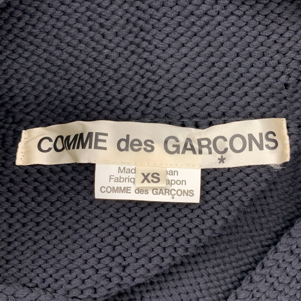 【美品】  COMME des GARCONS / コムデギャルソン | 2025SS | ポリエステル Vネック ニットベスト | XS | ブラック | レディース
