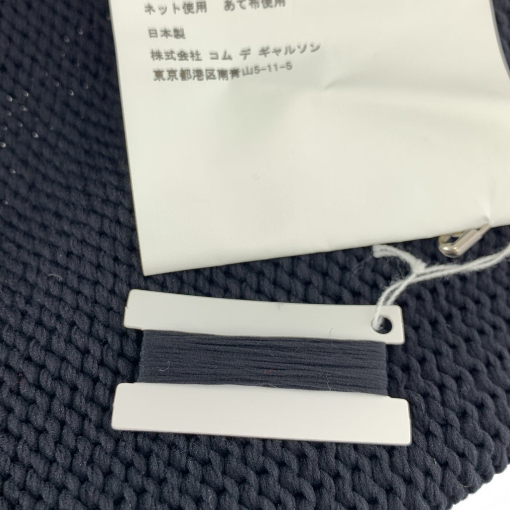 【美品】  COMME des GARCONS / コムデギャルソン | 2025SS | ポリエステル Vネック ニットベスト | XS | ブラック | レディース