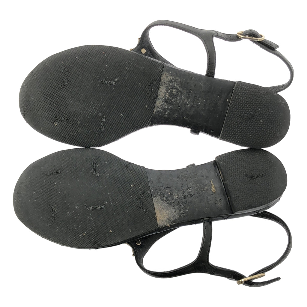 CHANEL / 샤넬 | 파리 달라스 코코마크 퀼팅 플랫 샌들 | 37C |