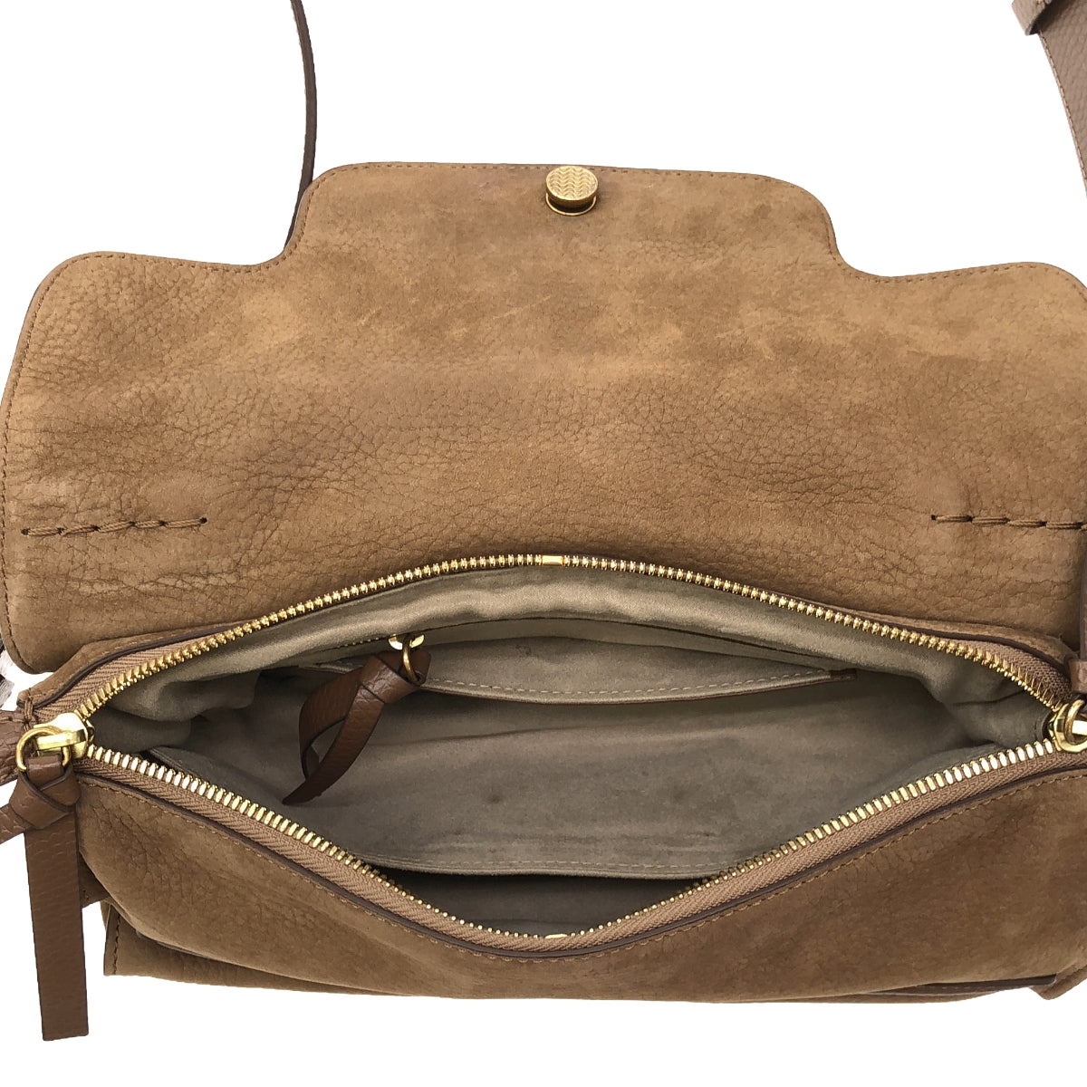 【美品】  ZANELLATO / ザネラート | 2Way NINA ニーナ レザー ハンド ショルダーバッグ | ブラウン | レディース