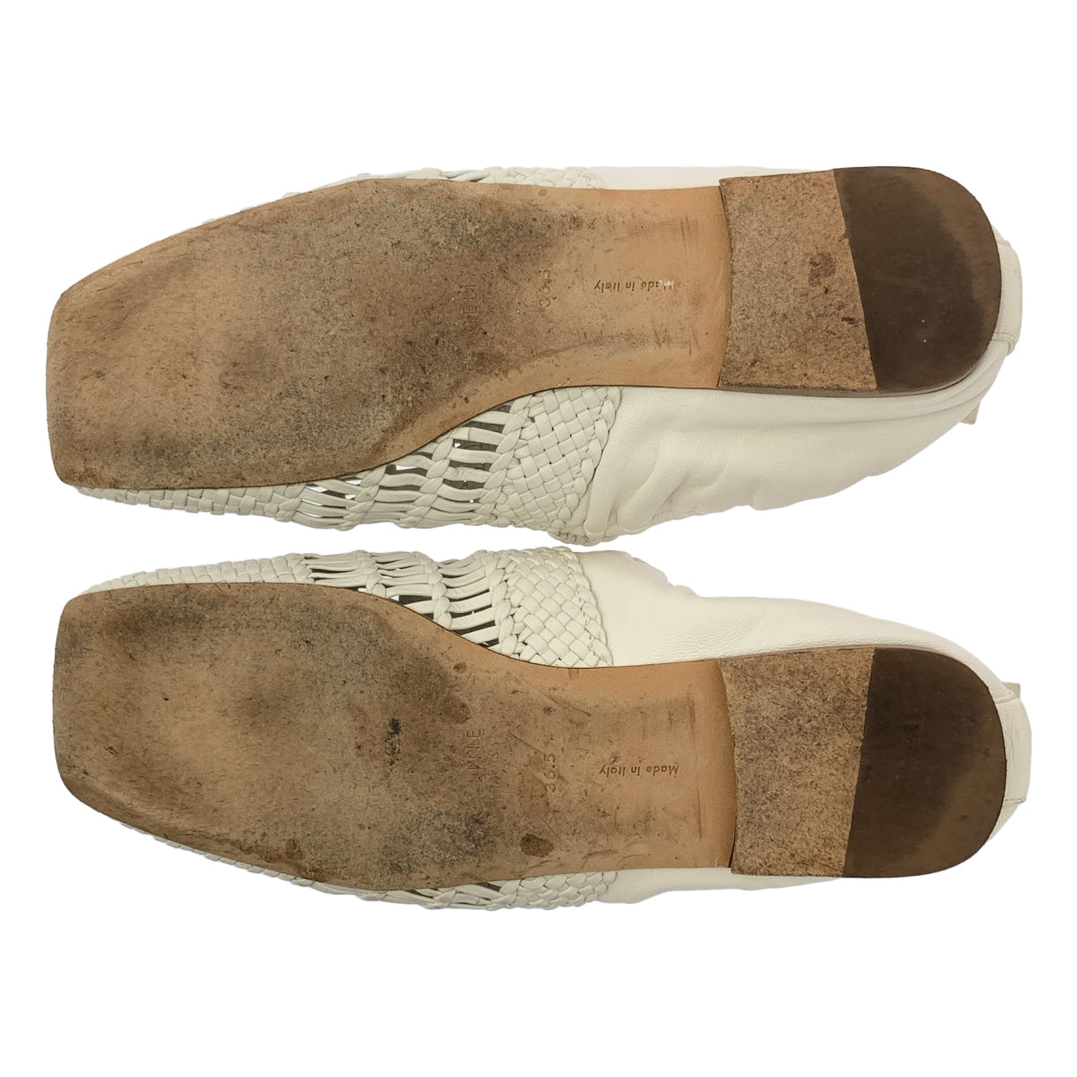 CELINE / セリーヌ | by Phoebe Philo フィービー /  レザー フラット パンプス | 36.5 | レディース