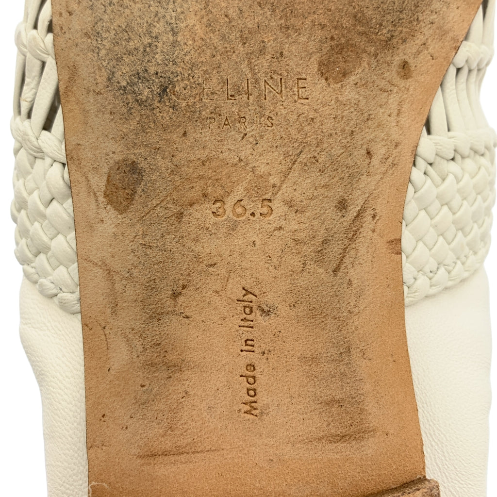 CELINE / 셀린느 | by Phoebe Philo 피비 / 가죽 플랫 펌프스 | 36.5 |