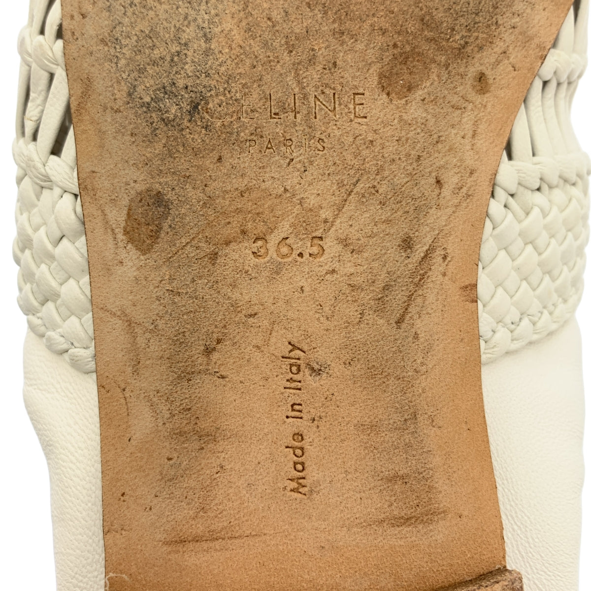 CELINE / 셀린느 | by Phoebe Philo 피비 / 가죽 플랫 펌프스 | 36.5 |