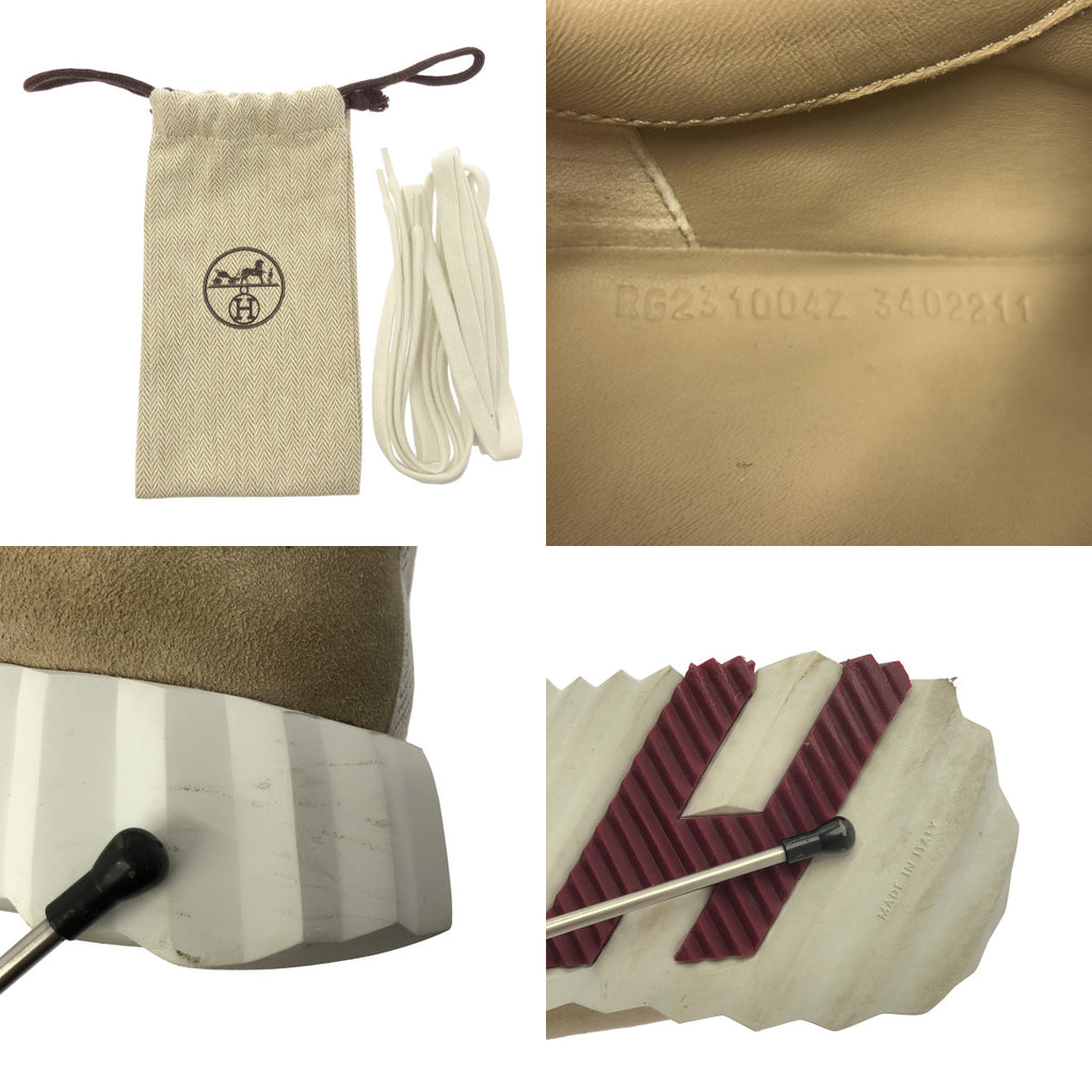 HERMES / 헤르메스 | Bouncing sneaker 바운싱 가죽 운동화 | 35 | 여성