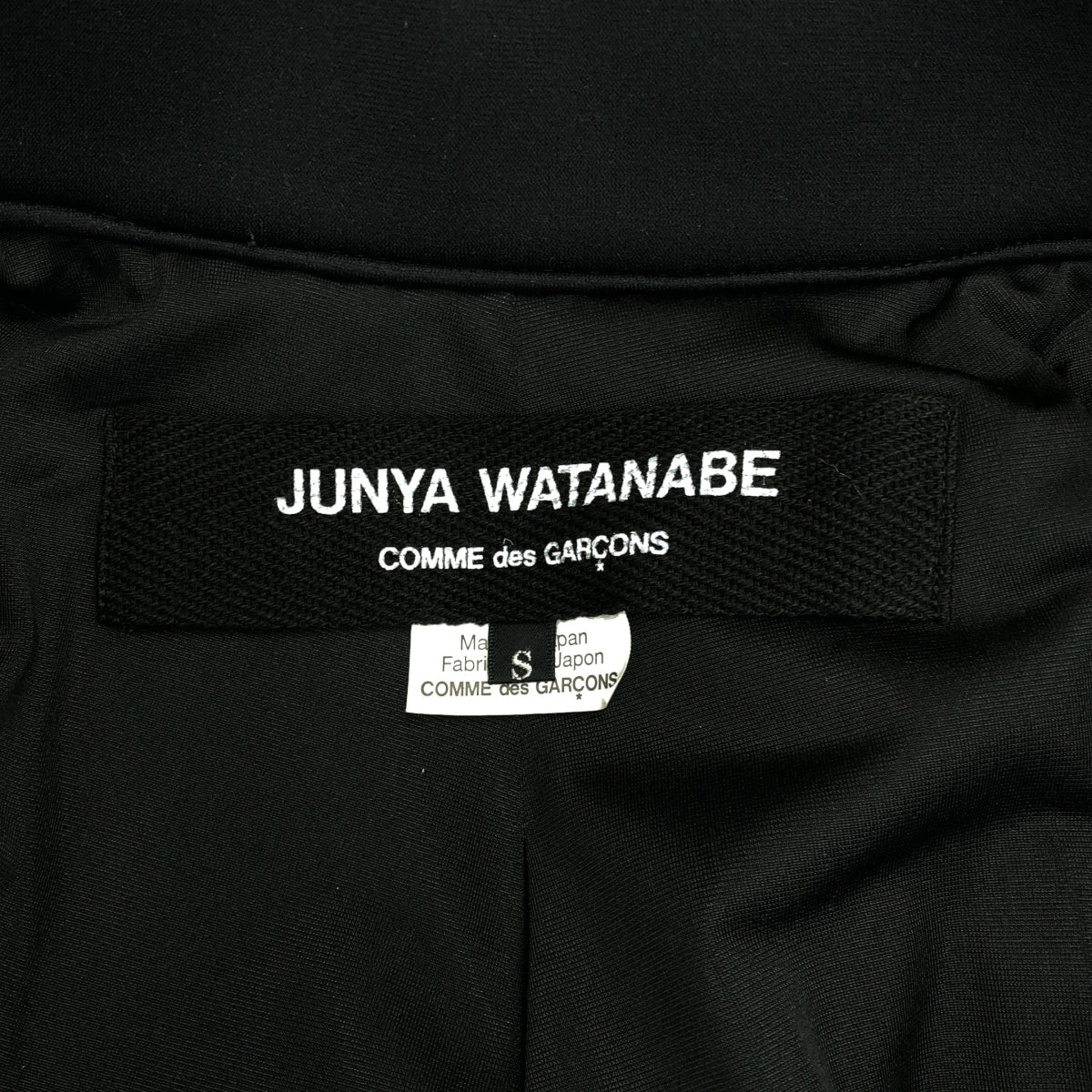 [品相良好] JUNYA WATANABE COMME des GARCONS / Junya Watanabe | 2016秋冬 | 3D 全拉鍊單夾克 | S |黑色 |女性的