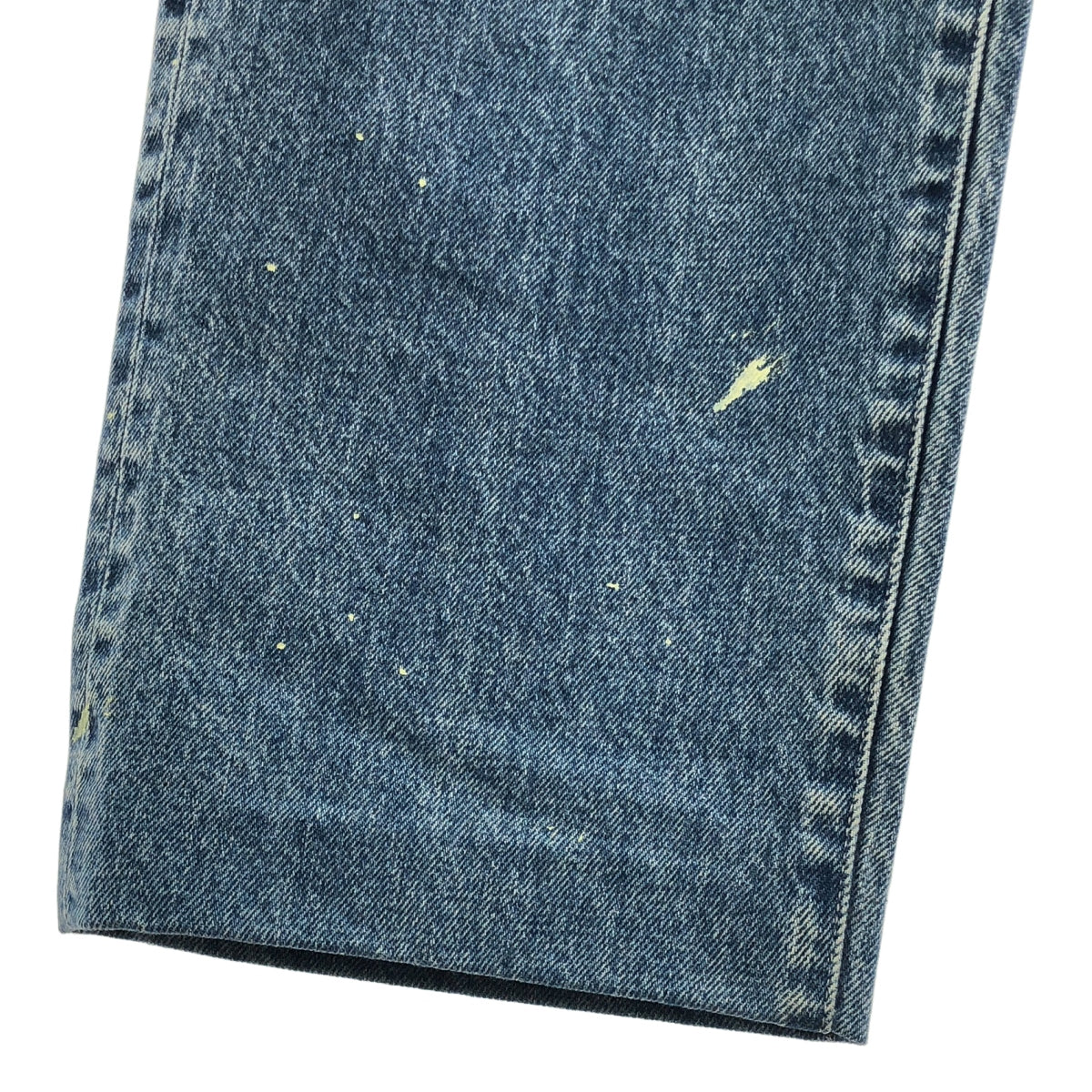 TANAKA / タナカ | THE JEAN TROUSERS / ペンキ加工 セルビッチ デニムパンツ | 25 | インディゴ | レディース