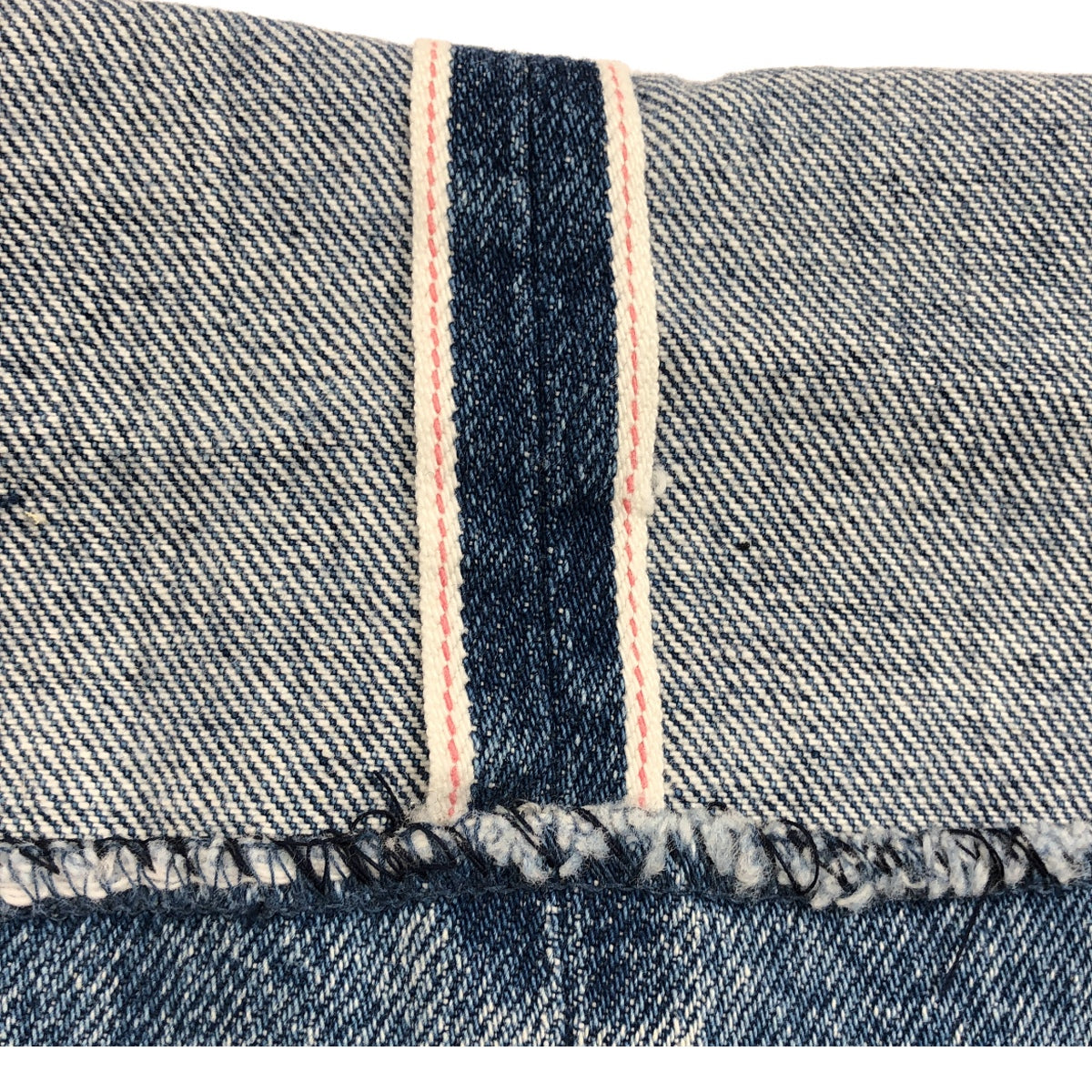 TANAKA / タナカ | THE JEAN TROUSERS / ペンキ加工 セルビッチ デニムパンツ | 25 | インディゴ | レディース