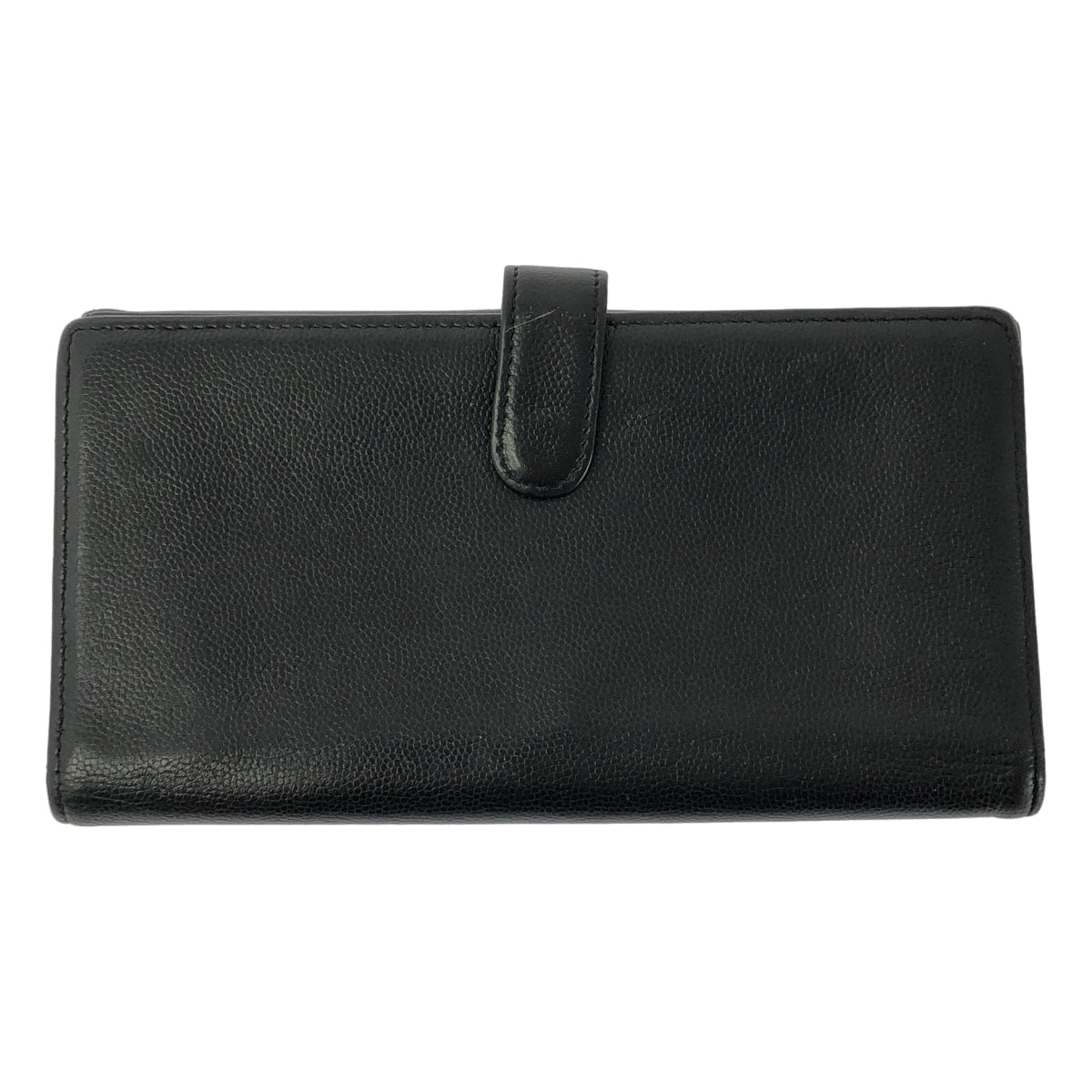 CHANEL / シャネル | キャビアスキン セブルガ ココマーク レザー ウォレット 財布 |