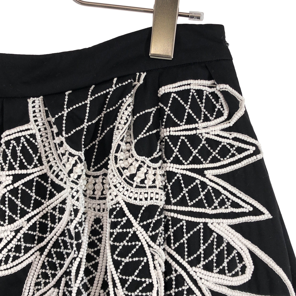 DRIES VAN NOTEN / ドリスヴァンノッテン | 2021SS | コットン ビジュー フローラルスカート | 36 | レディース