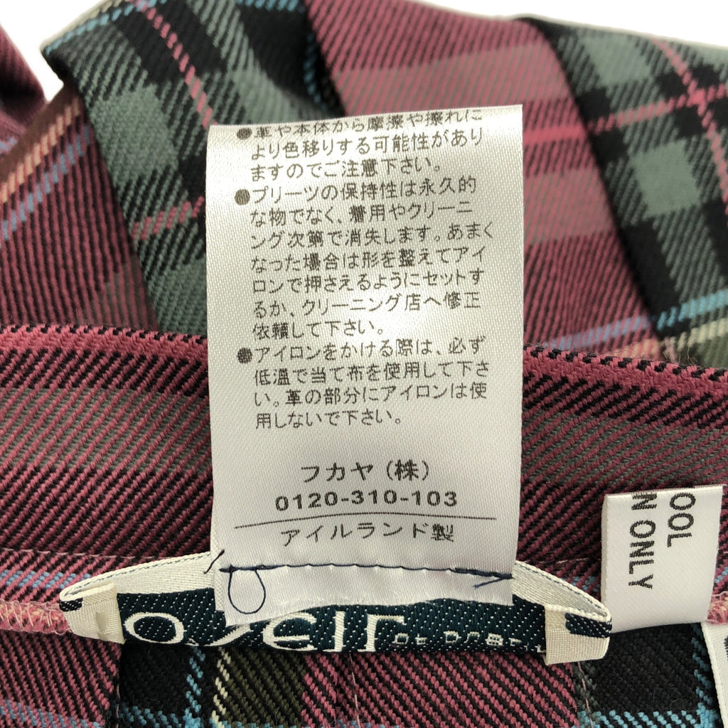 O'NEIL OF DUBLIN / 오닐 오브 더블린 | tan tan 별주 / 울 체크 퀼트 스커트 | 38 |