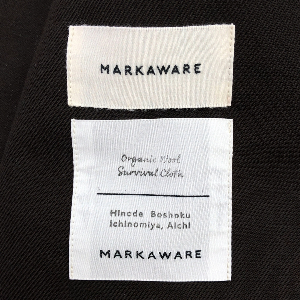 MARKAWARE / マーカウェア | 2020AW | SUCK COAT ORGANIC WOOL TROPICA / サック コート ジャケット | 3 | メンズ