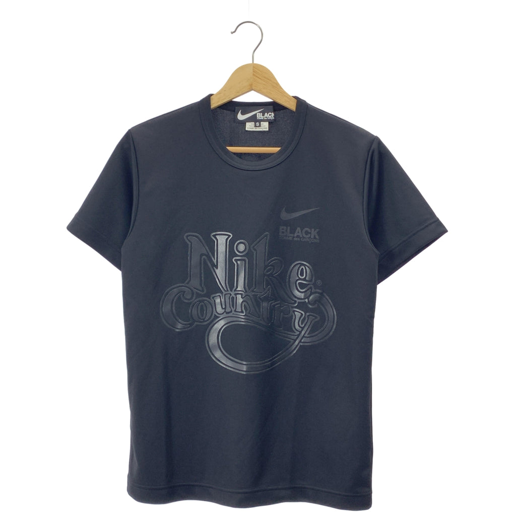 BLACK COMME des GARCONS / ブラックコムデギャルソン | 2020SS | ×NIKE ナイキ / ロゴプリント ポリエステル Sジャージー Tシャツ | S |
