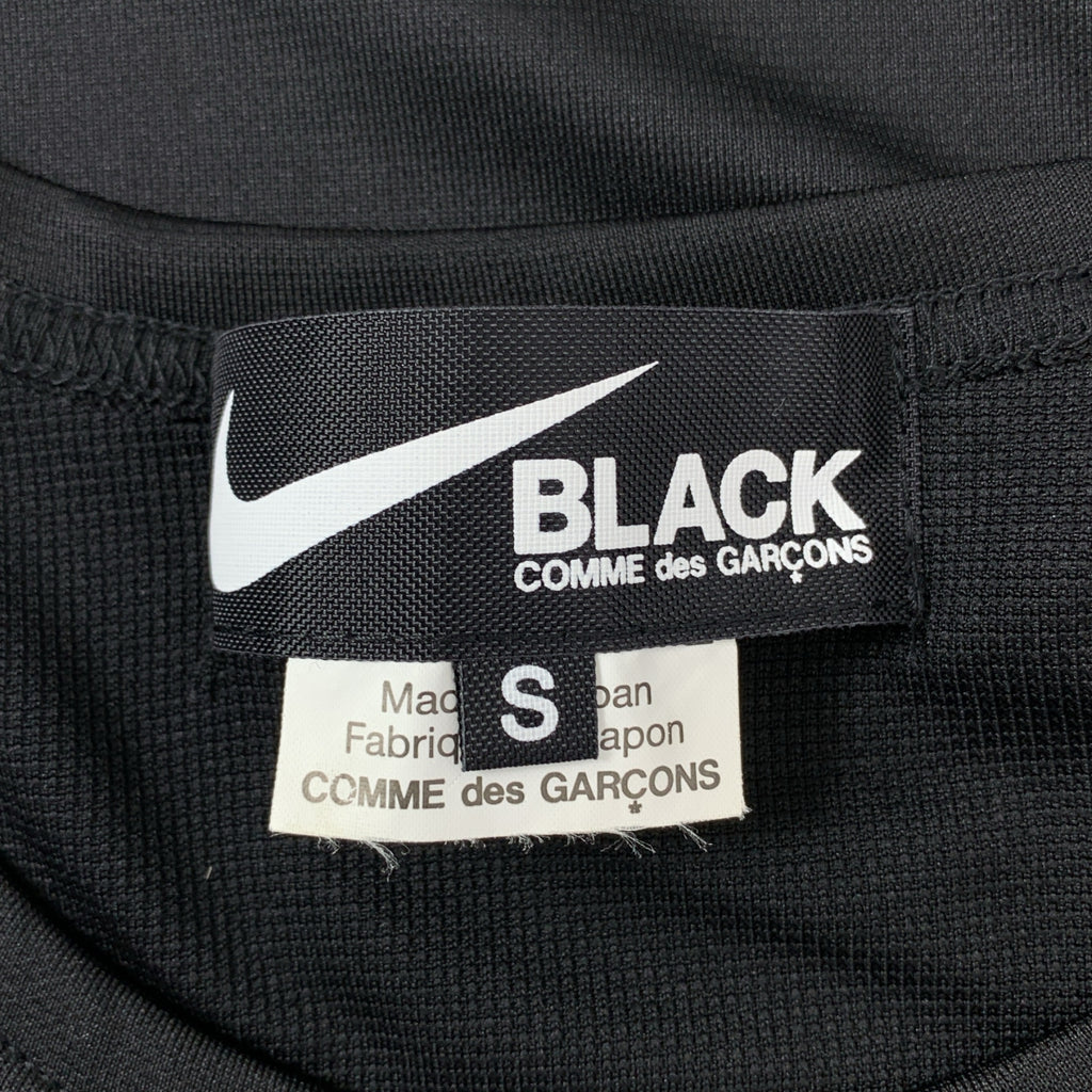 BLACK COMME des GARCONS / ブラックコムデギャルソン | 2020SS | ×NIKE ナイキ / ロゴプリント ポリエステル Sジャージー Tシャツ | S |