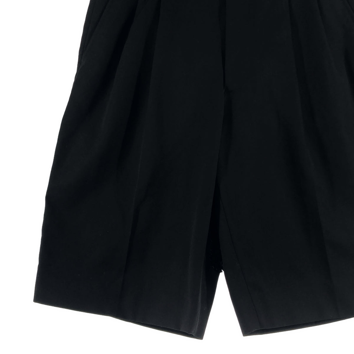 COMME des GARCONS / コムデギャルソン | 2008AW | 異素材 切替 フリル装飾 2タック ショートパンツ ショーツ | SS | レディース