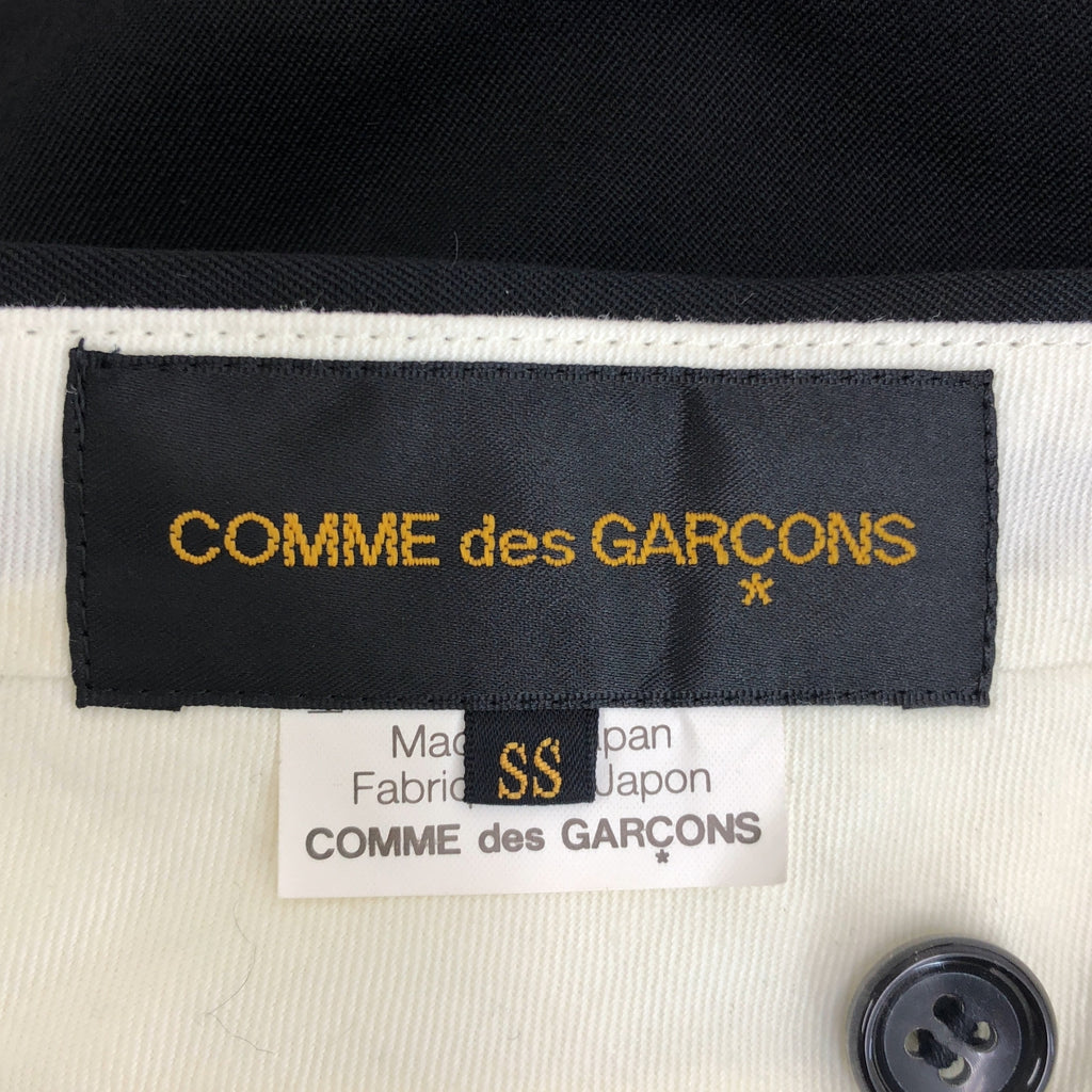COMME des GARCONS / コムデギャルソン | 2008AW | 異素材 切替 フリル装飾 2タック ショートパンツ ショーツ | SS | レディース