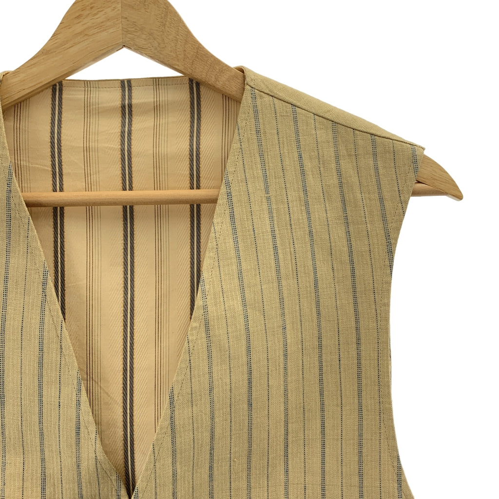 Y's for men / 와이즈포멘 요우지야마모토 | 1994SS | 린넨 스트라이프 베스트 질레 |