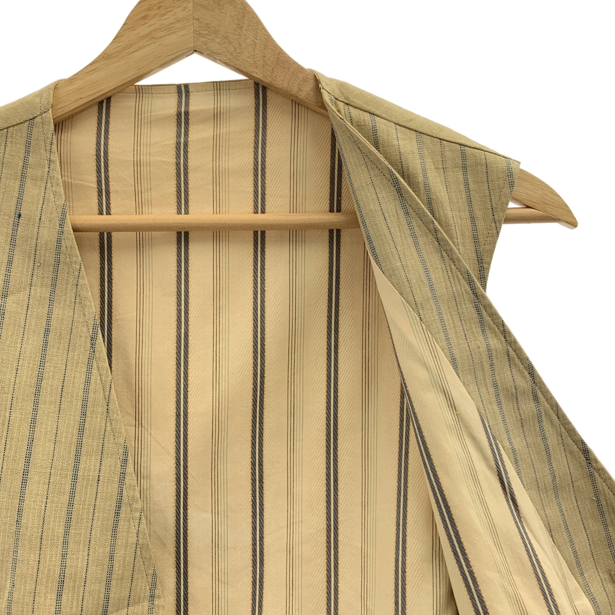 Y's for men / 와이즈포멘 요우지야마모토 | 1994SS | 린넨 스트라이프 베스트 질레 |