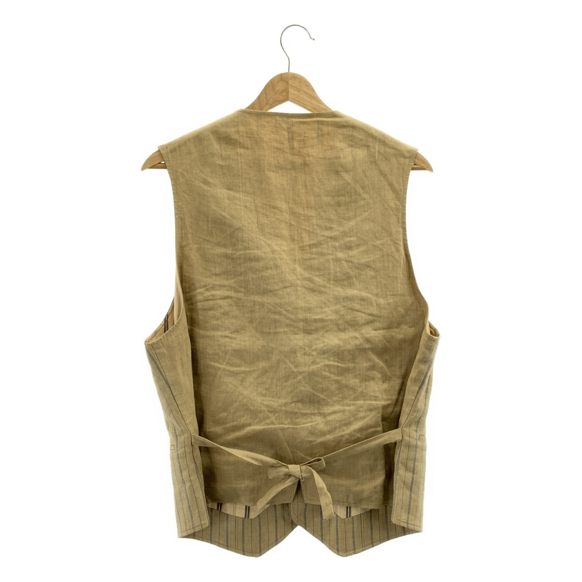 Y's for men / 와이즈포멘 요우지야마모토 | 1994SS | 린넨 스트라이프 베스트 질레 |