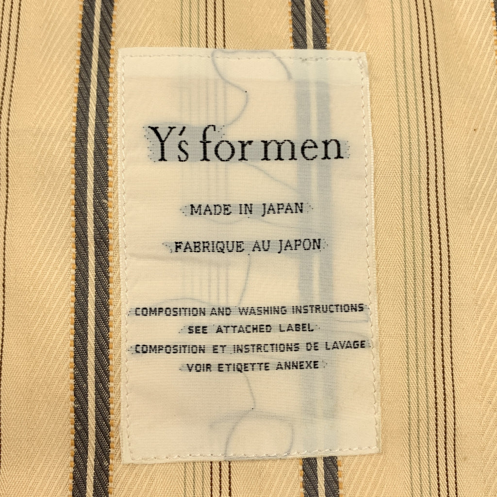 Y's for men / 와이즈포멘 요우지야마모토 | 1994SS | 린넨 스트라이프 베스트 질레 |