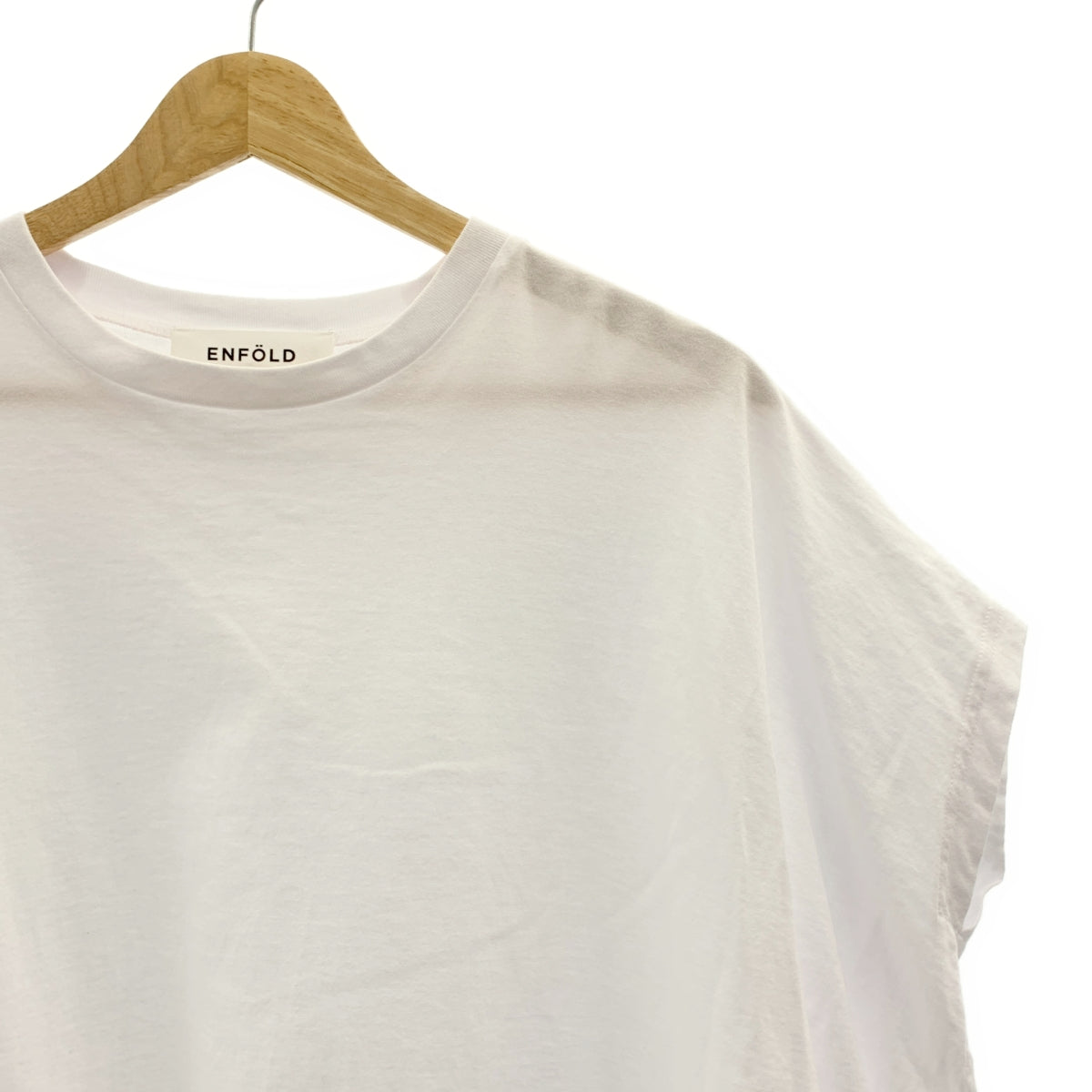 ENFOLD / 엠 폴드 | WASHABLE HEXAGON T-SHIRT 워셔블 헥사곤 변형 T 셔츠 | 38 |