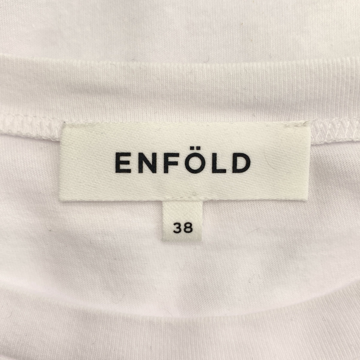 ENFOLD / 엠 폴드 | WASHABLE HEXAGON T-SHIRT 워셔블 헥사곤 변형 T 셔츠 | 38 |