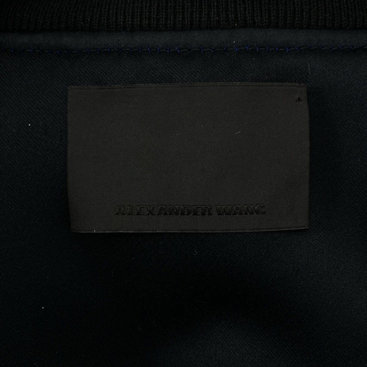 ALEXANDER WANG / アレキサンダーワン | パッチ ジップアップ ブルゾン ジャケット | 46 | ブラック | メンズ