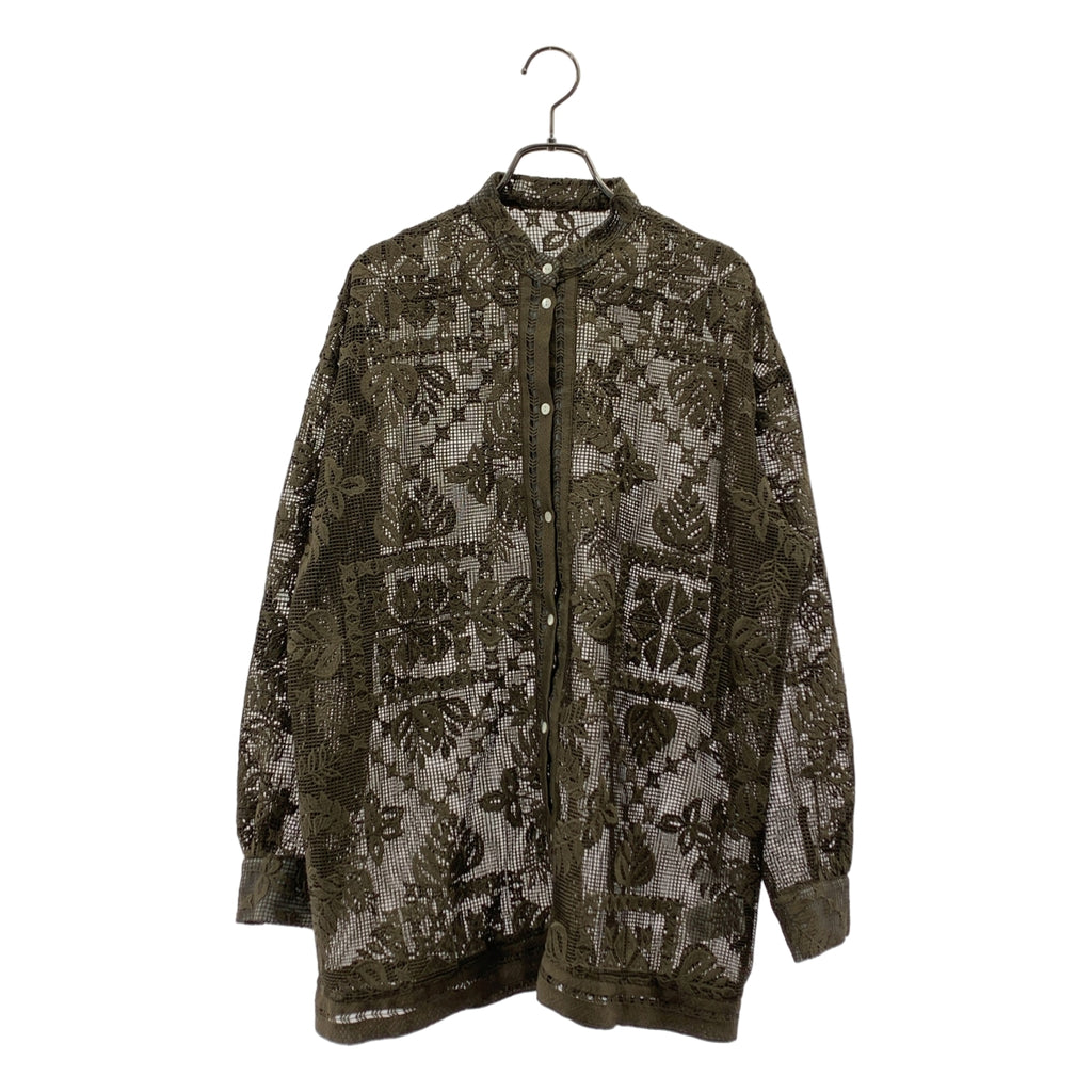 AMERI / アメリ | CHEMICAL LACE OVER SHIRT レース シャツ | F | レディース