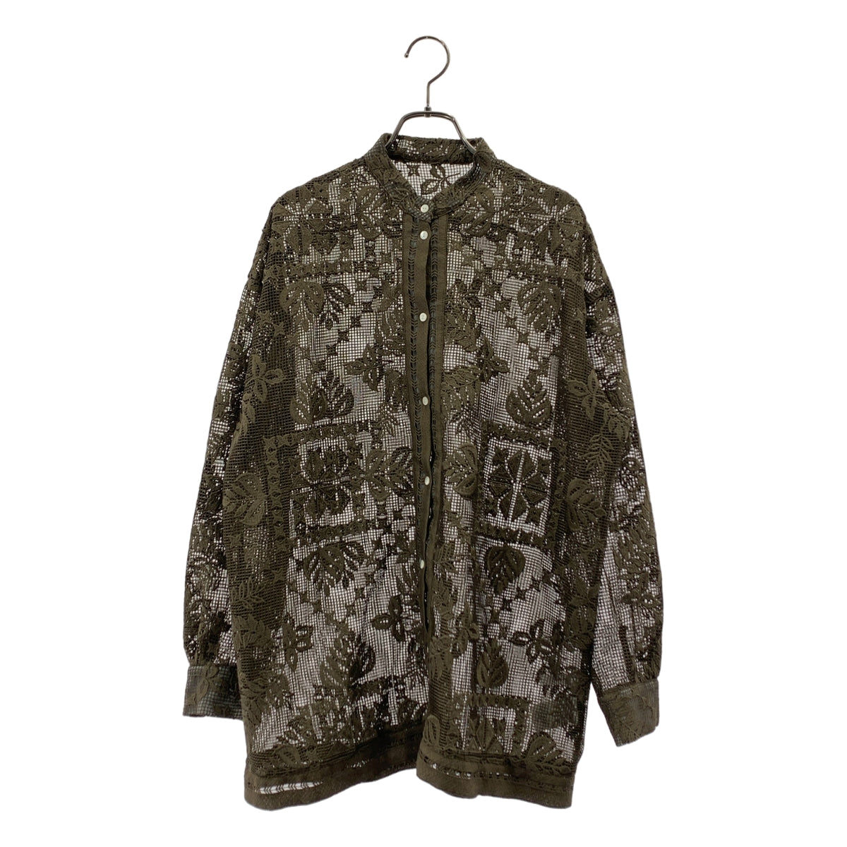 AMERI / アメリ | CHEMICAL LACE OVER SHIRT レース シャツ | F | レディース