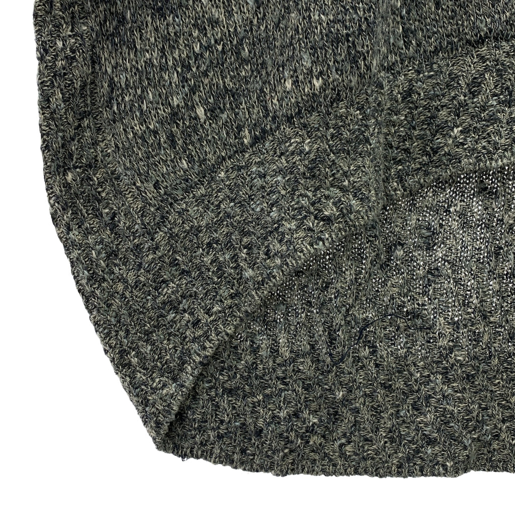 tamaki niime 玉木新雌 / タマキニイメ | コットン マルチカラー プルオーバー ニット | ブルー/グレー | レディース